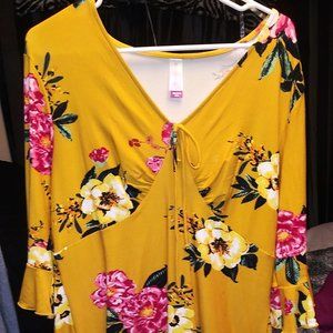 No Boundaries Yellow Dress XXL (19)